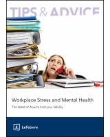 Workplace Stress and Mental Health