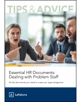 Essential HR Documents: Dealing with Problem Staff